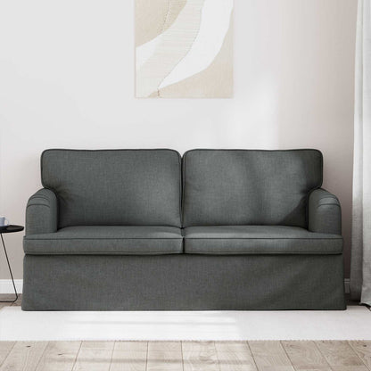 vidaXL Sofa Dunkelgrau 142 x 80 x 85 cm Stoff