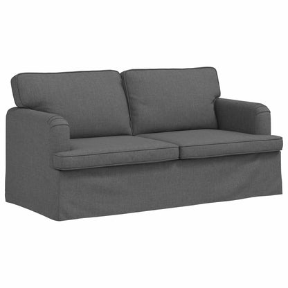 vidaXL Sofa Dunkelgrau 142 x 80 x 85 cm Stoff