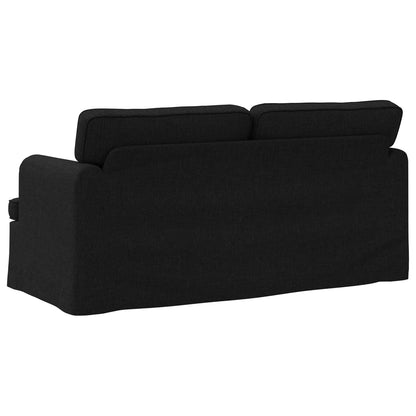 vidaXL Sofa Schwarz 142 x 80 x 85 cm Stoff