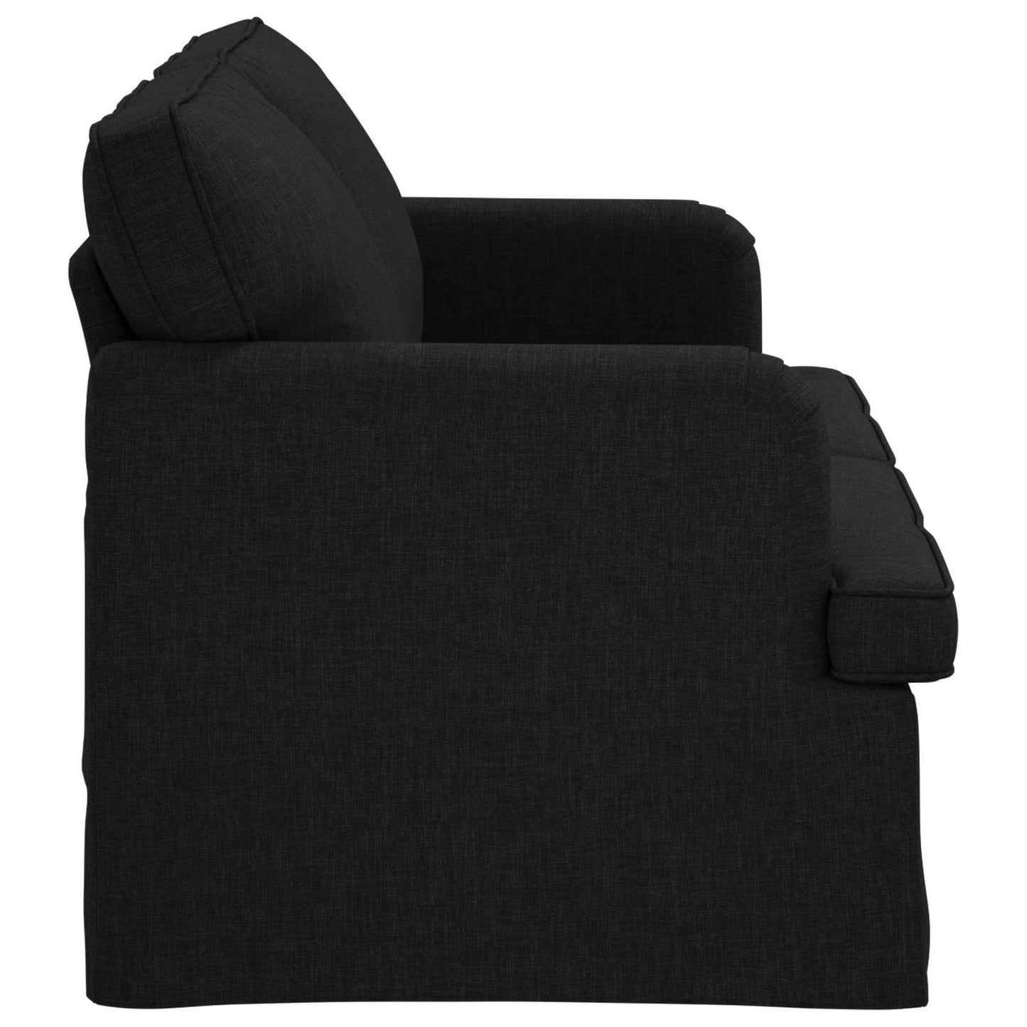 vidaXL Sofa Schwarz 142 x 80 x 85 cm Stoff
