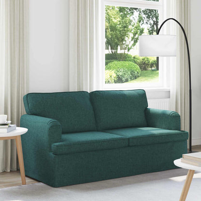 vidaXL Sofa Dunkelgrün 142 x 80 x 85 cm Stoff