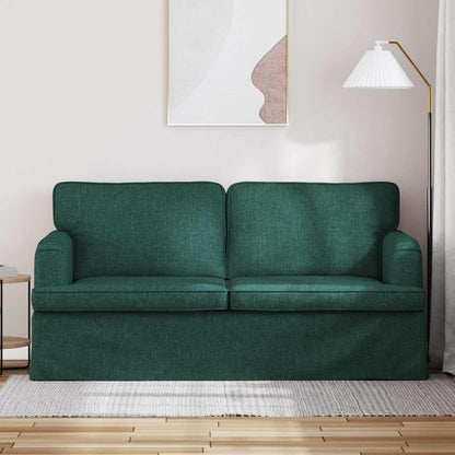 vidaXL Sofa Dunkelgrün 142 x 80 x 85 cm Stoff