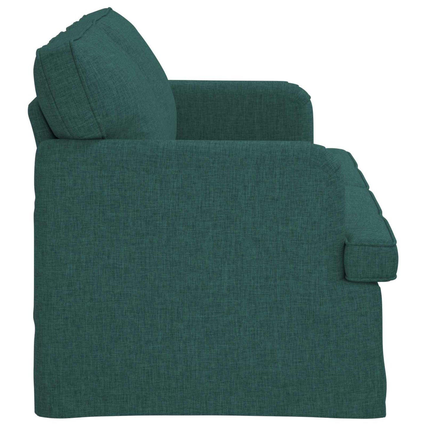 vidaXL Sofa Dunkelgrün 142 x 80 x 85 cm Stoff