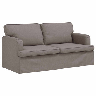 vidaXL Sofa Taupe 142 x 80 x 85 cm Stoff