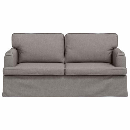 Sofa Taupe 142 x 80 x 85 cm Stoff