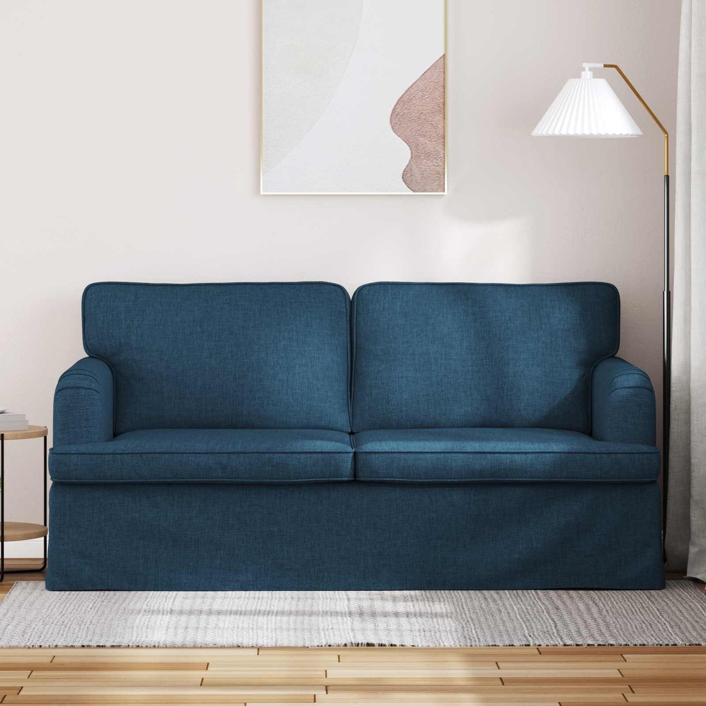 vidaXL Sofa Blau 142 x 80 x 85 cm Stoff