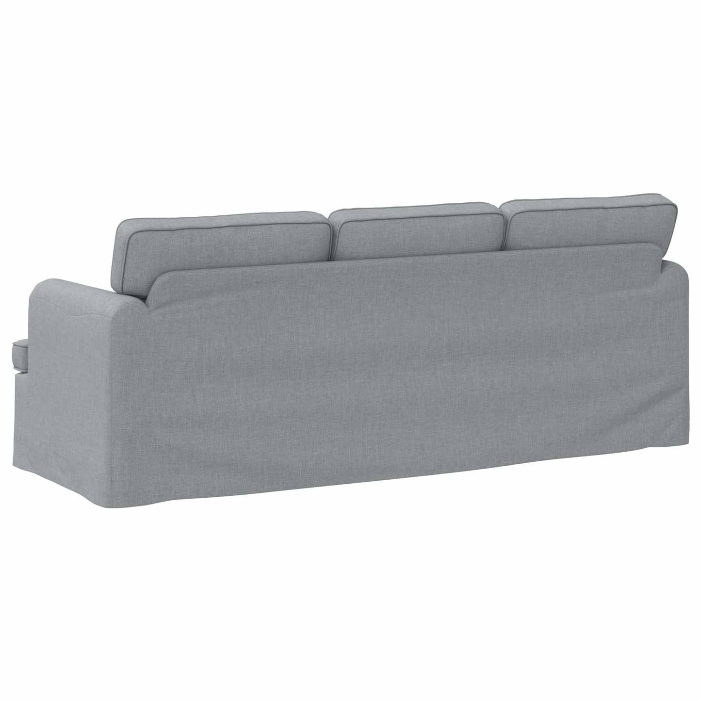 vidaXL Sofa Hellgrau 201 x 80 x 85 cm Stoff
