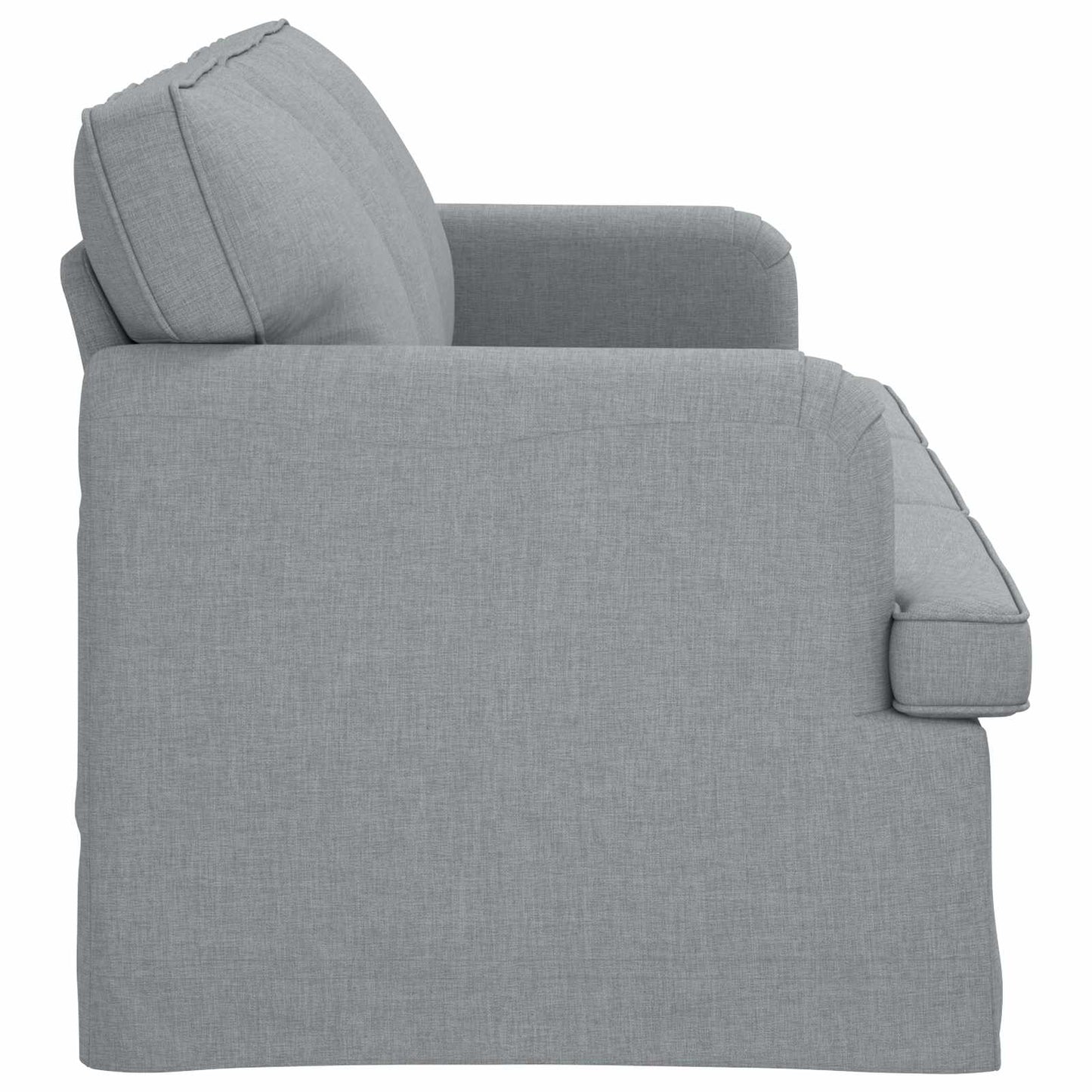 vidaXL Sofa Hellgrau 201 x 80 x 85 cm Stoff