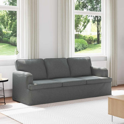 vidaXL Sofa Dunkelgrau 201 x 80 x 85 cm Stoff