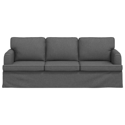 vidaXL Sofa Dunkelgrau 201 x 80 x 85 cm Stoff