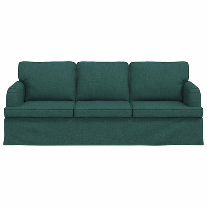 vidaXL Sofa Dunkelgrün 201 x 80 x 85 cm Stoff