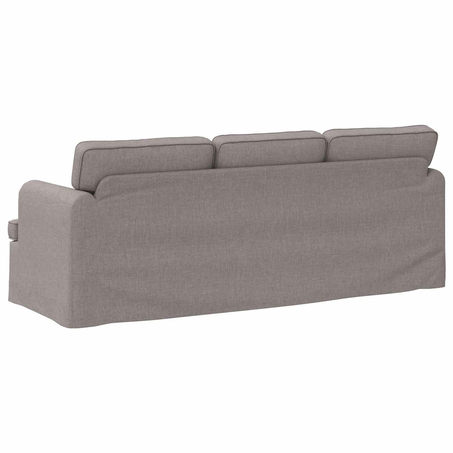 vidaXL Sofa Taupe 201 x 80 x 85 cm Stoff
