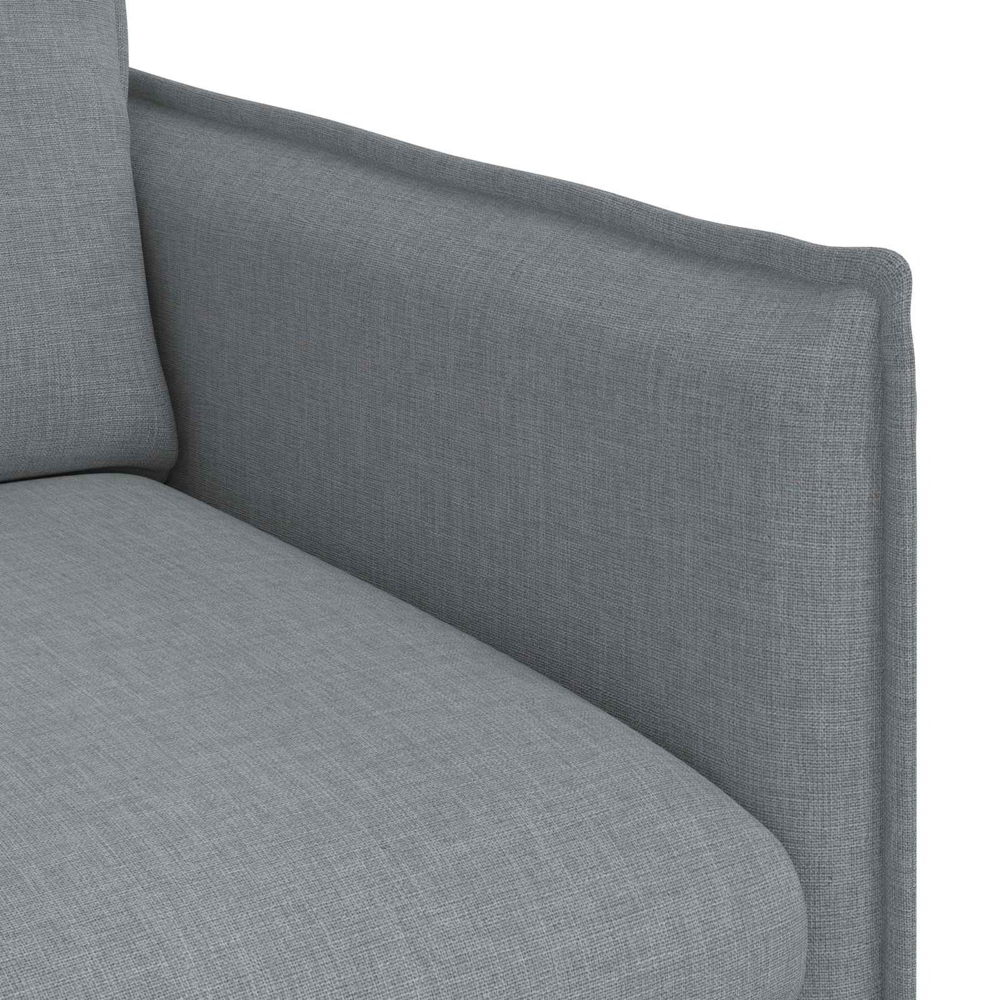 vidaXL Sofa Hellgrau 195 x 82 x 85 cm Stoff