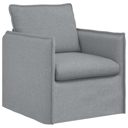 vidaXL Sofa Hellgrau 195 x 82 x 85 cm Stoff