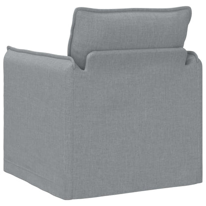 vidaXL Sofa Hellgrau 195 x 82 x 85 cm Stoff