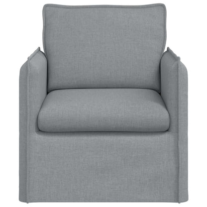 vidaXL Sofa Hellgrau 195 x 82 x 85 cm Stoff