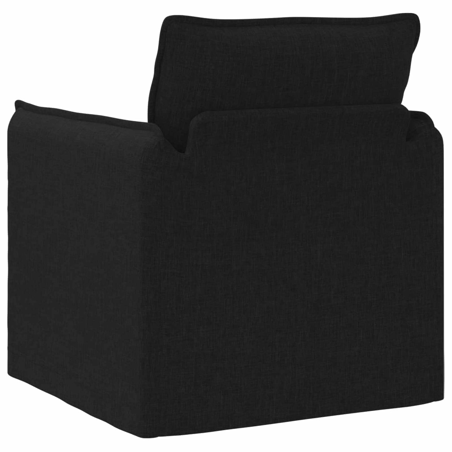 Sofa Schwarz 195 x 82 x 85 cm Stoff