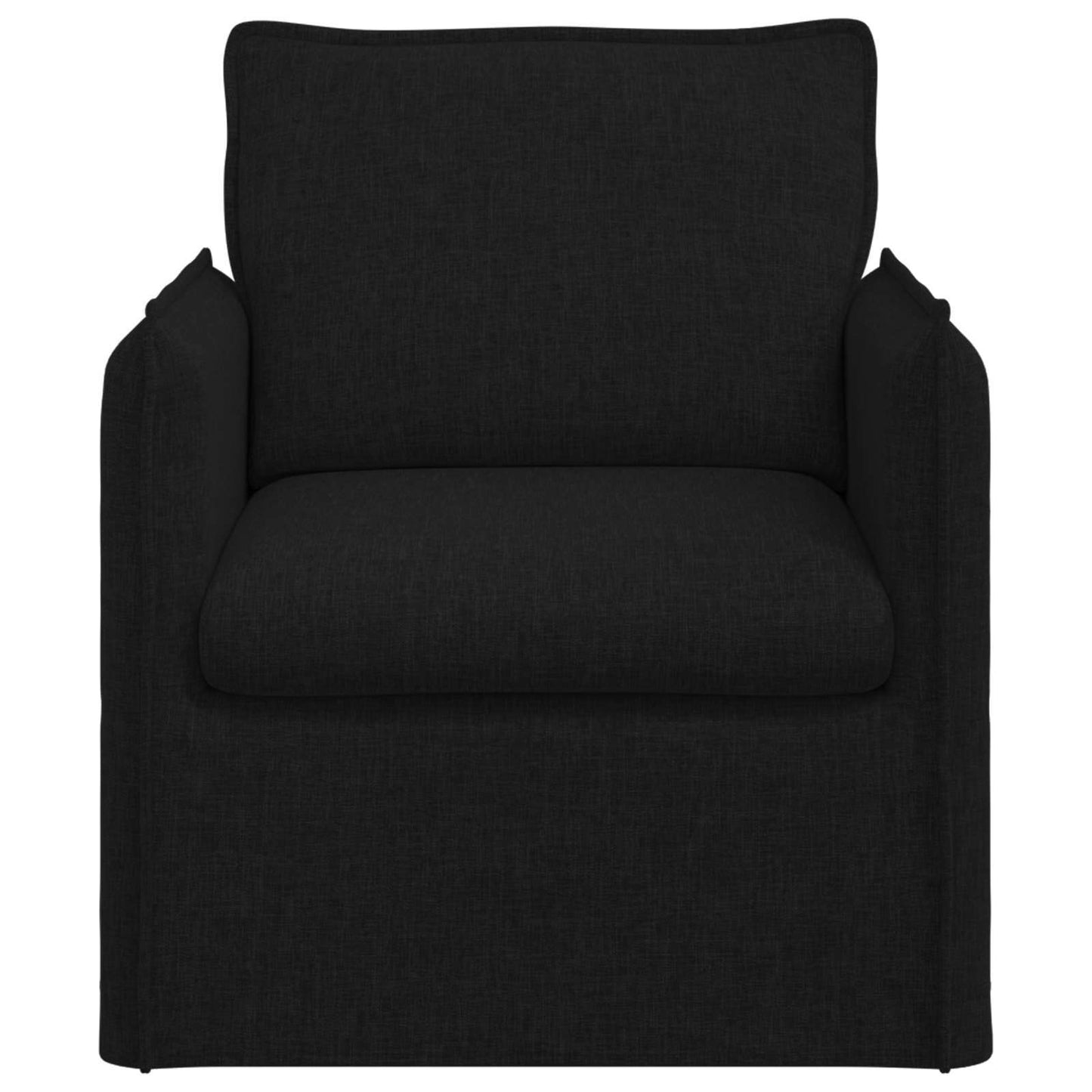 Sofa Schwarz 195 x 82 x 85 cm Stoff