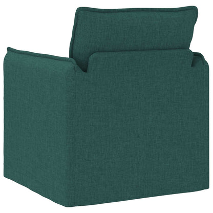 vidaXL Sofa Dunkelgrün 195 x 82 x 85 cm Stoff
