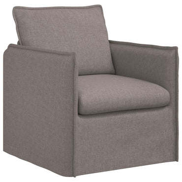 vidaXL Sofa Taupe 195 x 82 x 85 cm Stoff