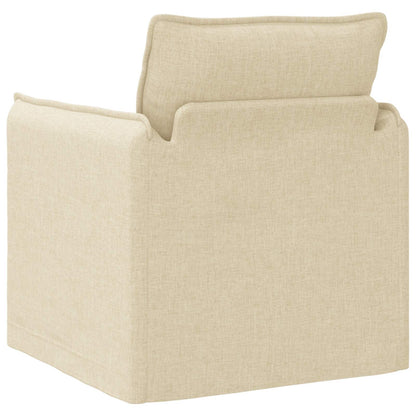 vidaXL Sofa Creme 195 x 82 x 85 cm Stoff
