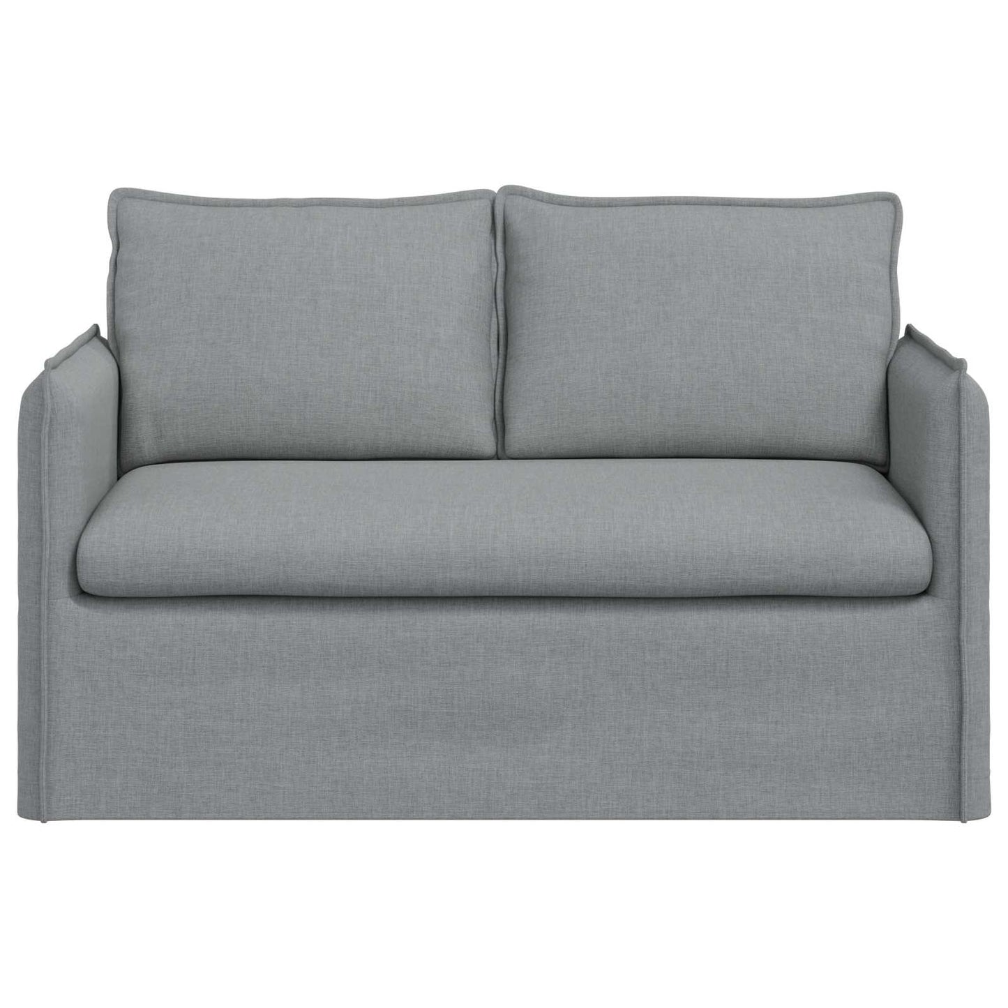 vidaXL Sofa Hellgrau 136 x 82 x 85 cm Stoff