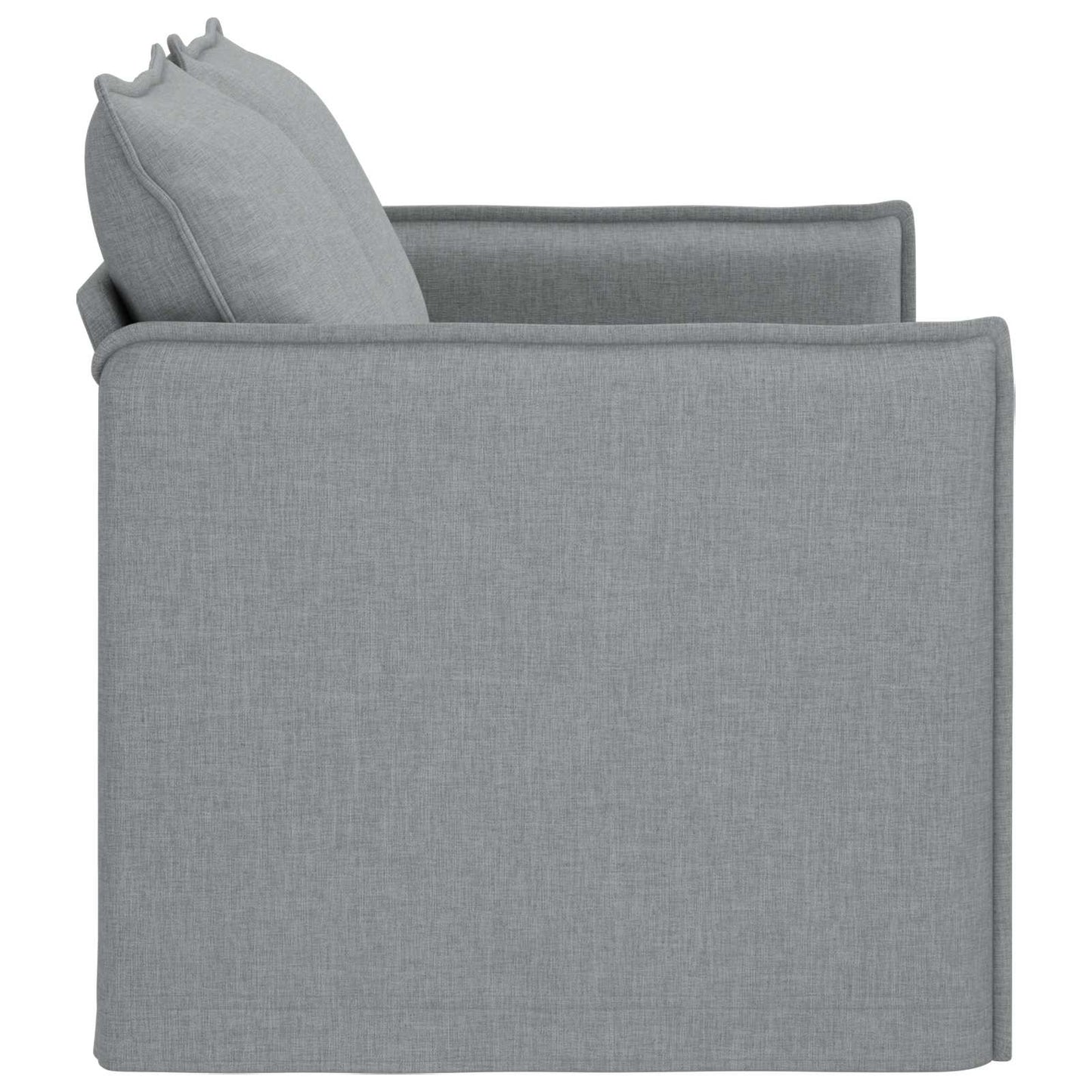 vidaXL Sofa Hellgrau 136 x 82 x 85 cm Stoff