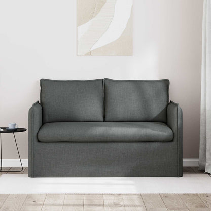 vidaXL Sofa Dunkelgrau 136 x 82 x 85 cm Stoff