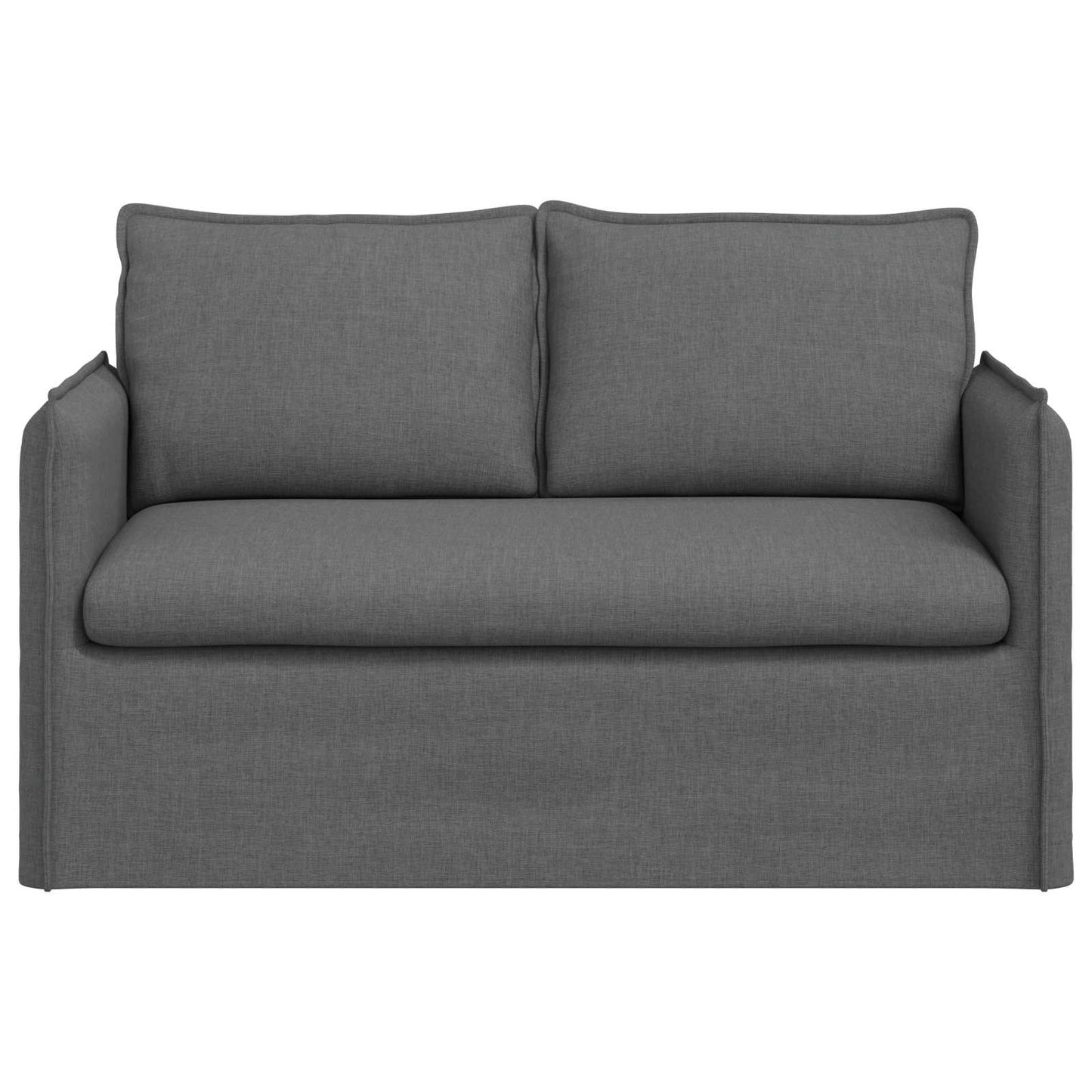 vidaXL Sofa Dunkelgrau 136 x 82 x 85 cm Stoff