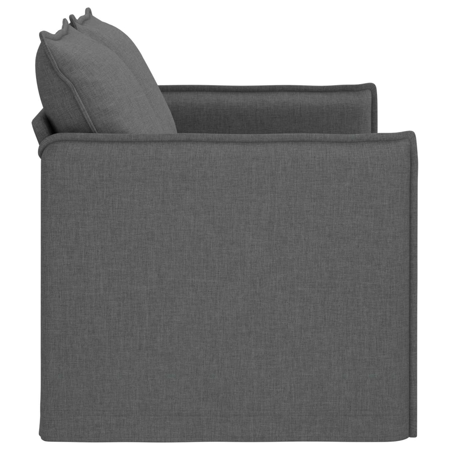 vidaXL Sofa Dunkelgrau 136 x 82 x 85 cm Stoff