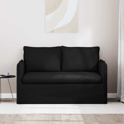 vidaXL Sofa Schwarz 136 x 82 x 85 cm Stoff