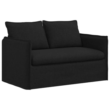 vidaXL Sofa Schwarz 136 x 82 x 85 cm Stoff