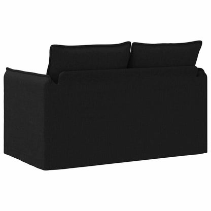 vidaXL Sofa Schwarz 136 x 82 x 85 cm Stoff