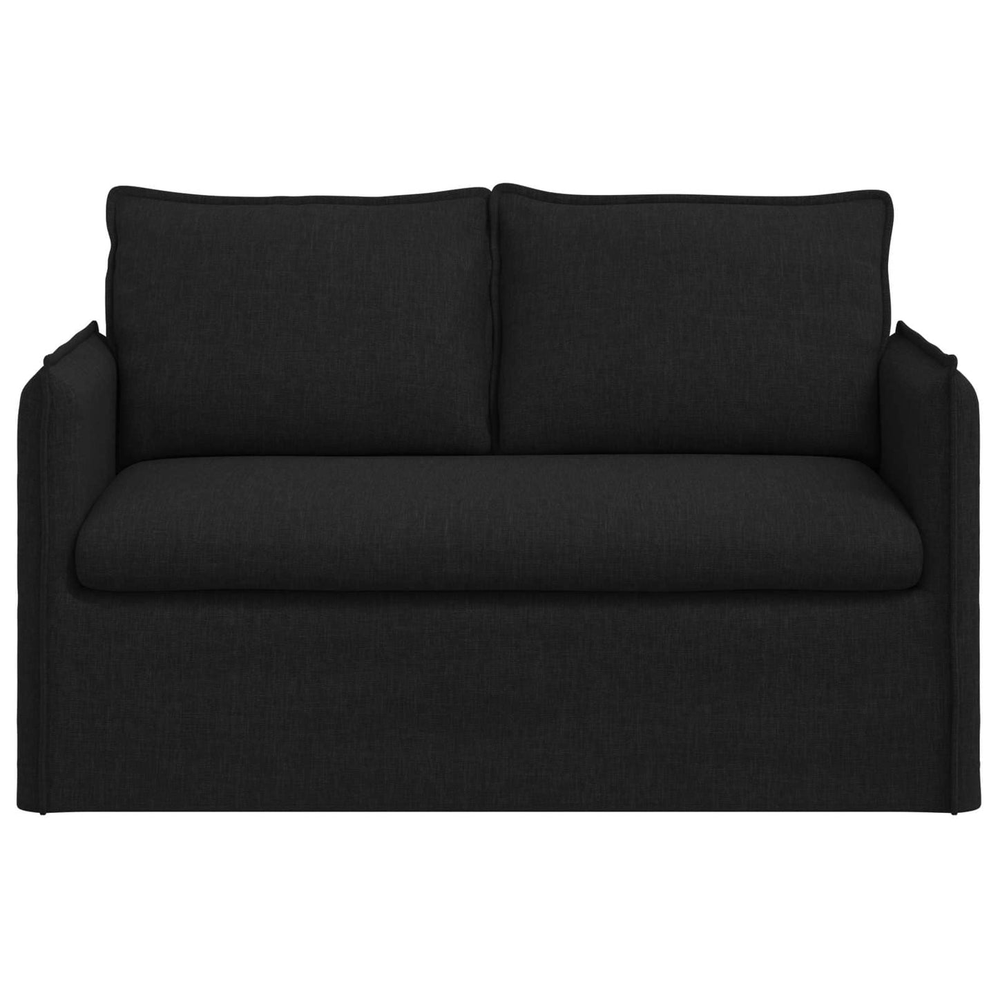 vidaXL Sofa Schwarz 136 x 82 x 85 cm Stoff