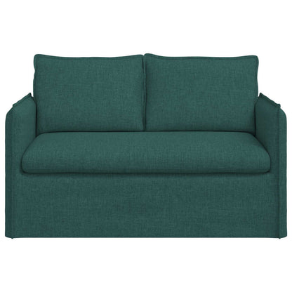 vidaXL Sofa Dunkelgrün 136 x 82 x 85 cm Stoff
