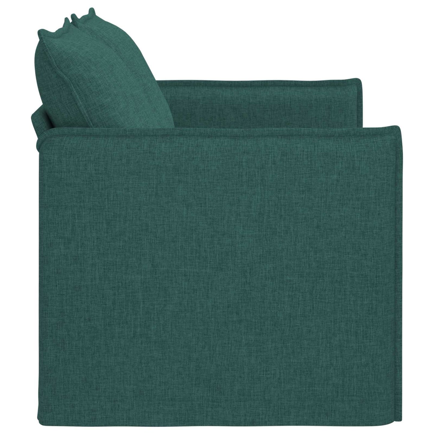 vidaXL Sofa Dunkelgrün 136 x 82 x 85 cm Stoff