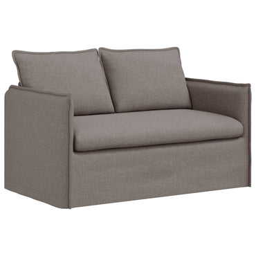 vidaXL Sofa Taupe 195 x 82 x 85 cm Stoff