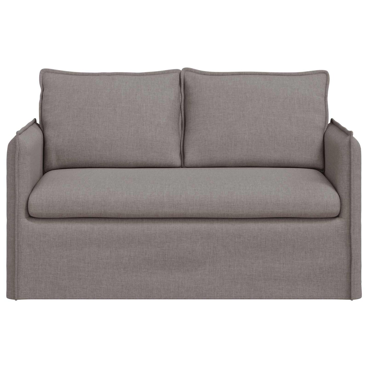 Sofa Taupe 195 x 82 x 85 cm Stoff