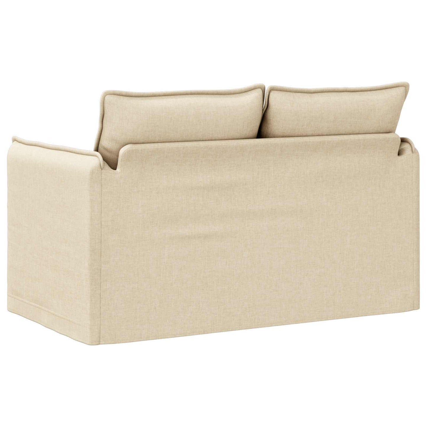 vidaXL Sofa Creme 136 x 82 x 85 cm Stoff