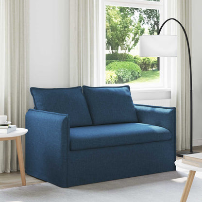 vidaXL Sofa Blau 136 x 82 x 85 cm Stoff