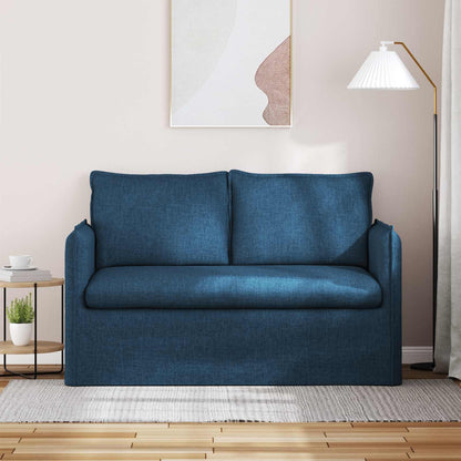 vidaXL Sofa Blau 136 x 82 x 85 cm Stoff