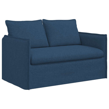 vidaXL Sofa Blau 136 x 82 x 85 cm Stoff