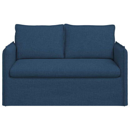 vidaXL Sofa Blau 136 x 82 x 85 cm Stoff