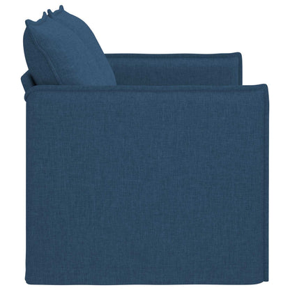vidaXL Sofa Blau 136 x 82 x 85 cm Stoff