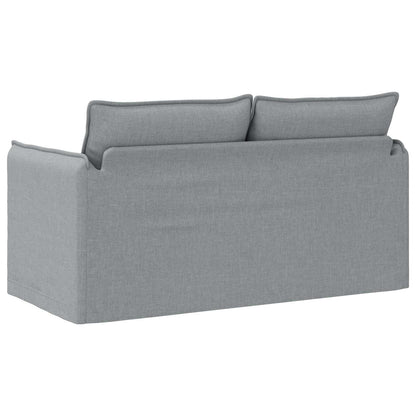vidaXL Sofa Hellgrau 156 x 82 x 85 cm Stoff