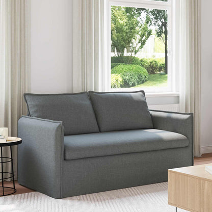 vidaXL Sofa Dunkelgrau 156 x 82 x 85 cm Stoff