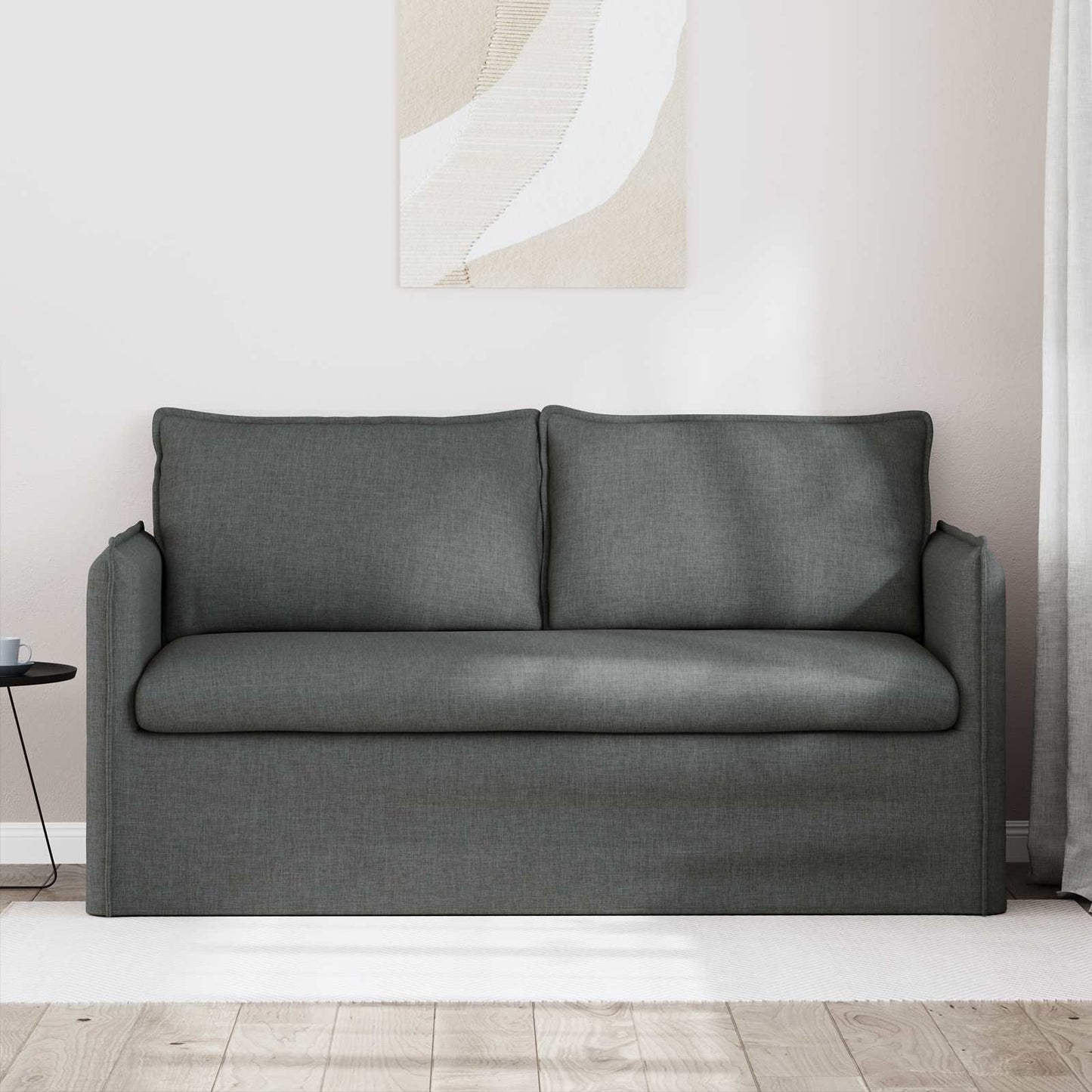 vidaXL Sofa Dunkelgrau 156 x 82 x 85 cm Stoff