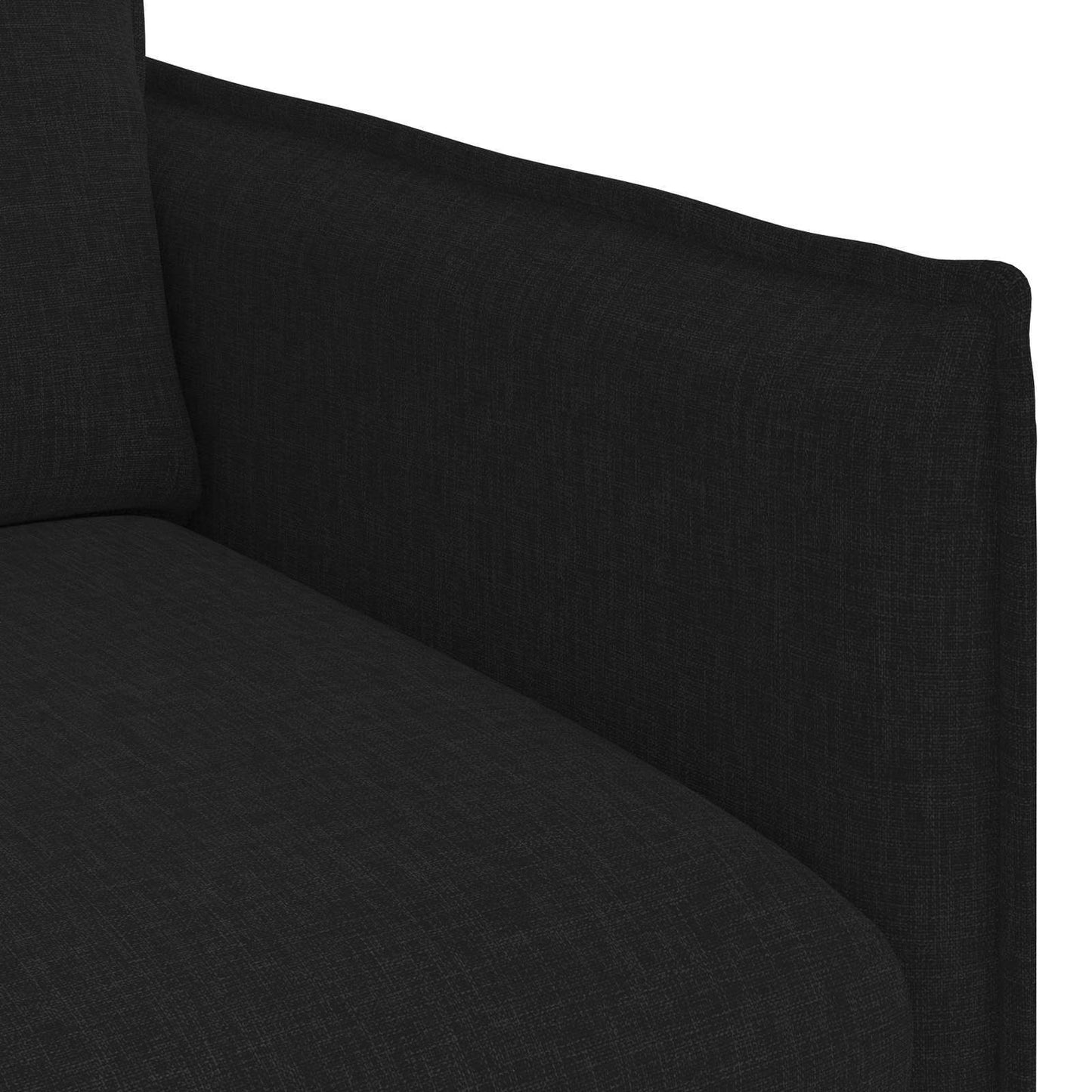 vidaXL Sofa Schwarz 156 x 82 x 85 cm Stoff