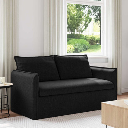 vidaXL Sofa Schwarz 156 x 82 x 85 cm Stoff