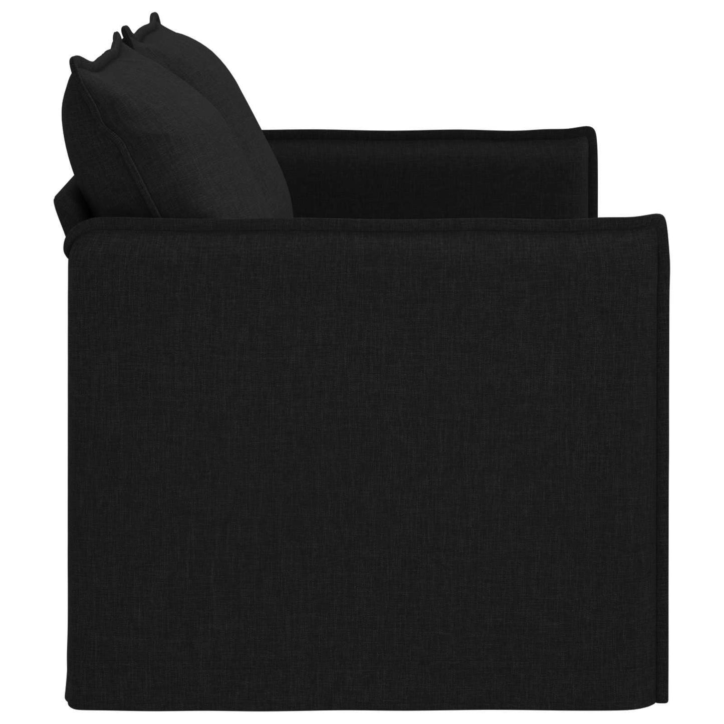 vidaXL Sofa Schwarz 156 x 82 x 85 cm Stoff
